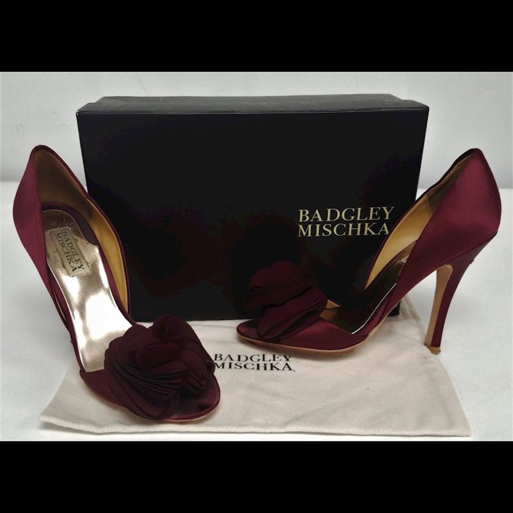 Badgley Mischka Randall Borsat Heels Sz 7.5